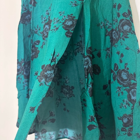 Band of gypsies Etta emerald green boho cottage core midi skirt M NWT - Picture 8 of 11